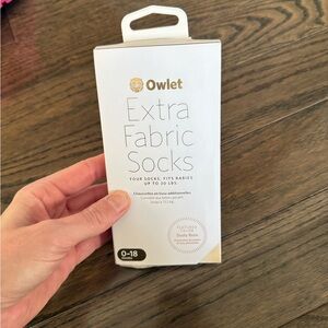 Owlet Extra Fabric Socks - Dusty Rose 0-18 months